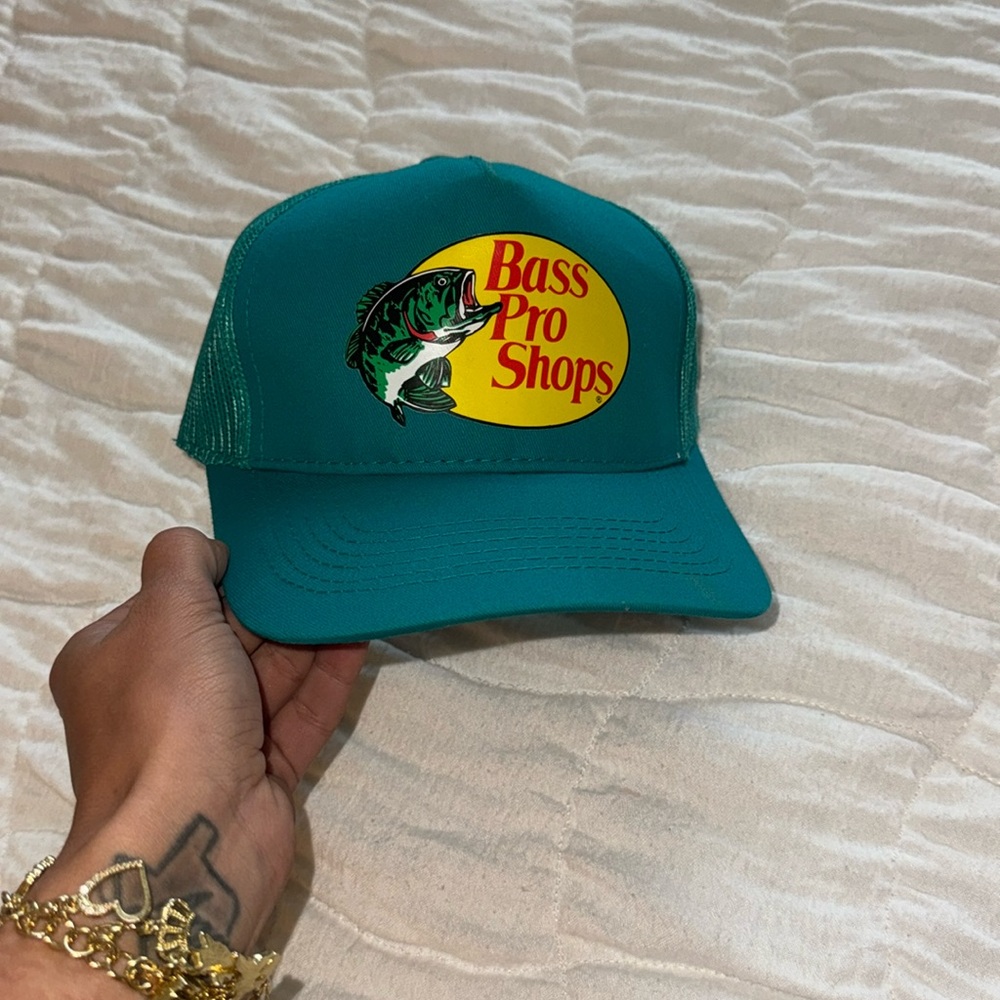 Bass Pro Shops Turquoise Trucker Hat
